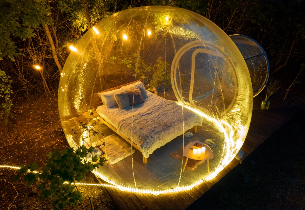 bubble tents glamping