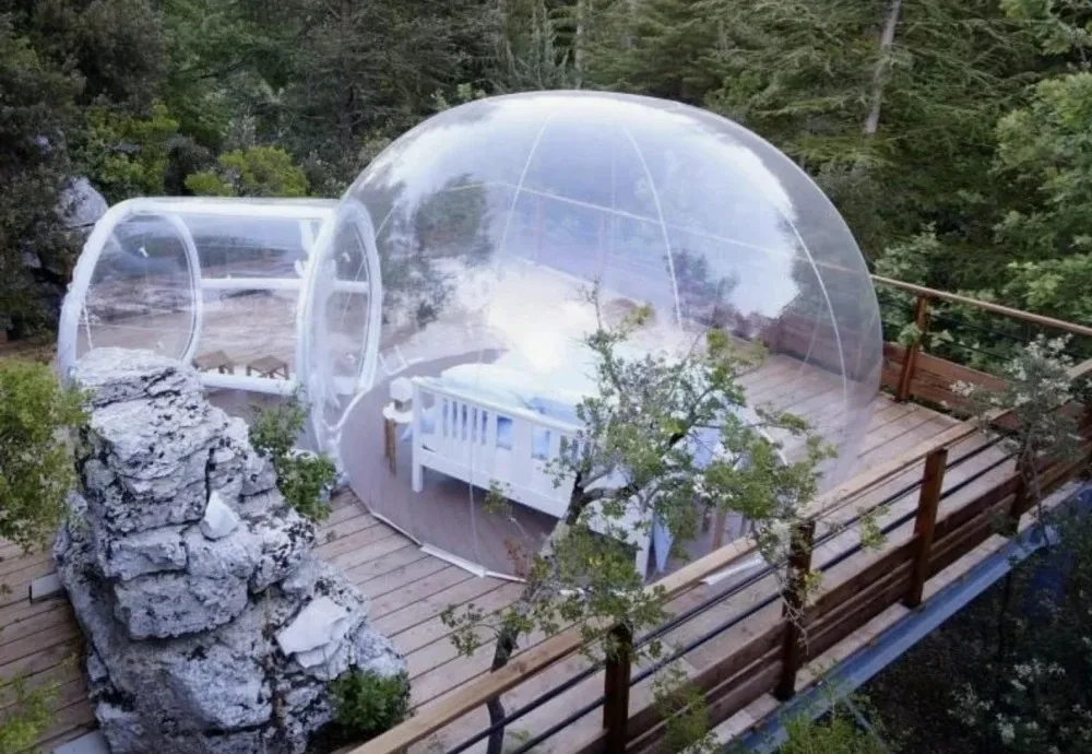 inflatable bubble tent